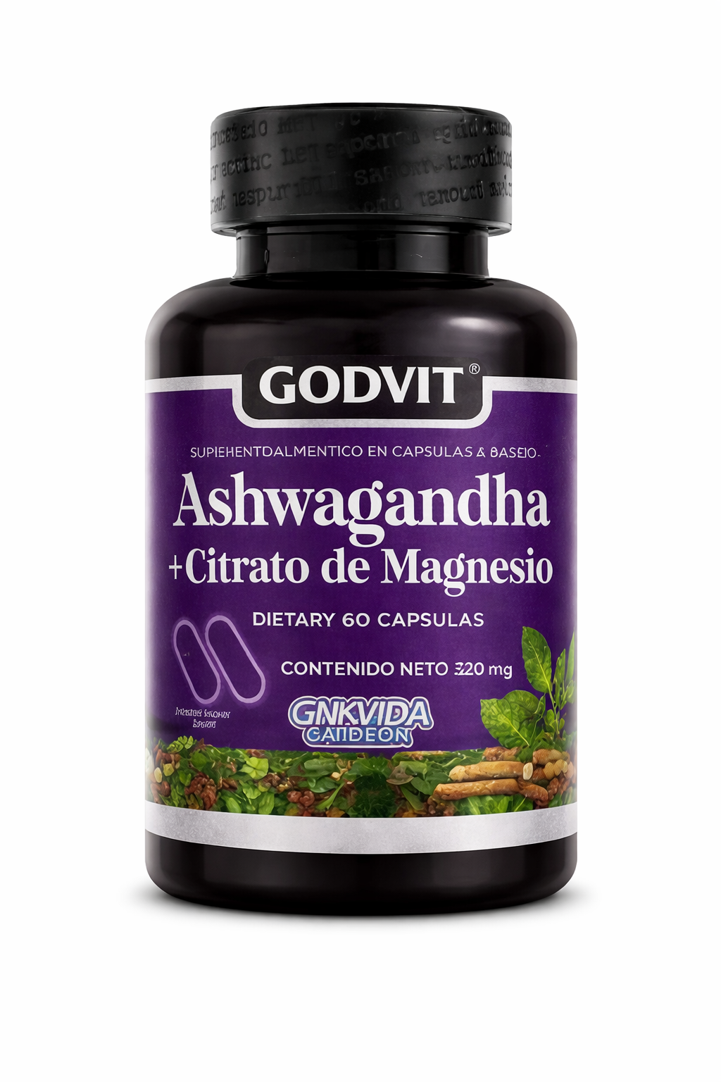 Suplemento Ashwagandha con Magnesio Godvit®