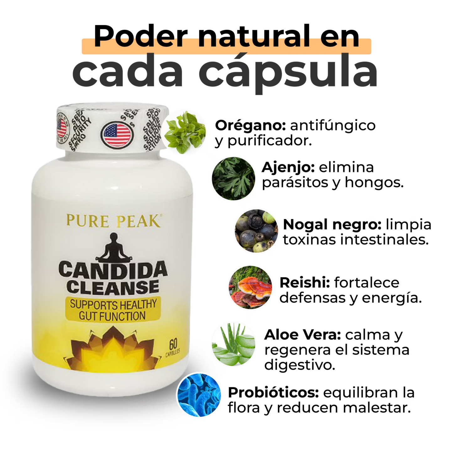 Candida Cleanse - Recupera tu equilibrio interno